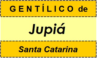 Gentílico da Cidade Jupiá