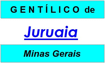 Gentílico da Cidade Juruaia