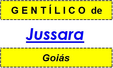 Gentílico da Cidade Jussara