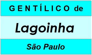 Gentílico da Cidade Lagoinha