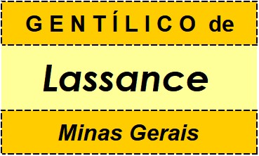 Gentílico da Cidade Lassance