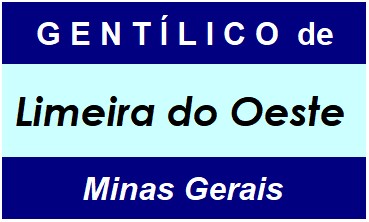 Gentílico da Cidade Limeira do Oeste