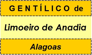 Gentílico da Cidade Limoeiro de Anadia