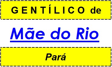 Gentílico da Cidade Mãe do Rio