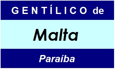 Gentílico da Cidade Malta