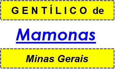 Gentílico da Cidade Mamonas