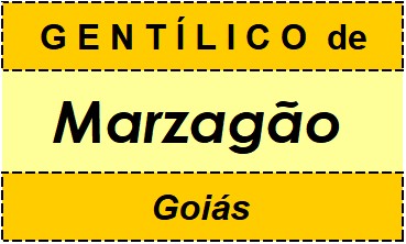 Gentílico da Cidade Marzagão