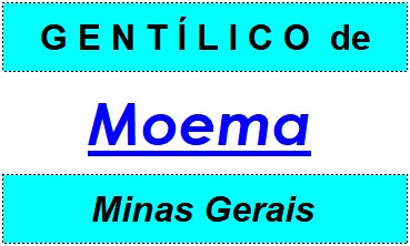 Gentílico da Cidade Moema