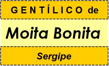 Gentílico da Cidade Moita Bonita