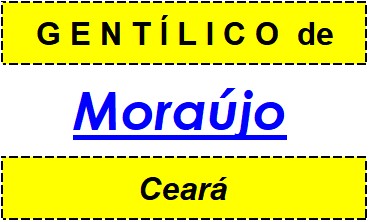 Gentílico da Cidade Moraújo