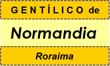 Gentílico da Cidade Normandia