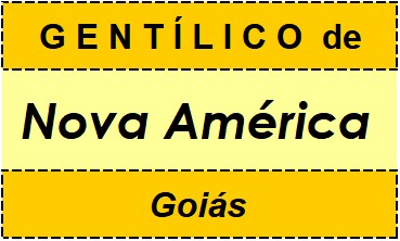 Gentílico da Cidade Nova América