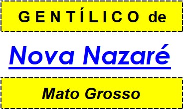 Gentílico da Cidade Nova Nazaré