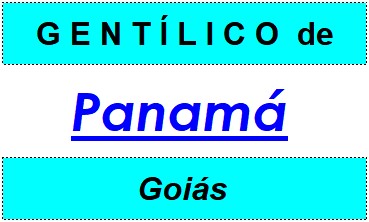 Gentílico da Cidade Panamá