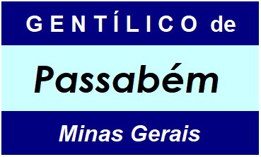 Gentílico da Cidade Passabém