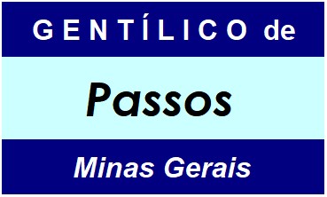 Gentílico da Cidade Passos