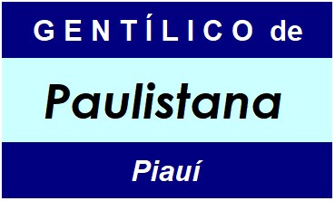 Gentílico da Cidade Paulistana