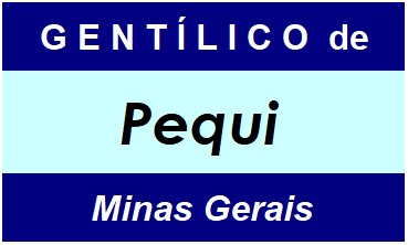 Gentílico da Cidade Pequi