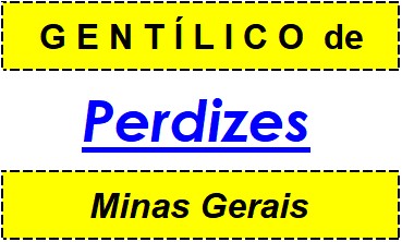 Gentílico da Cidade Perdizes