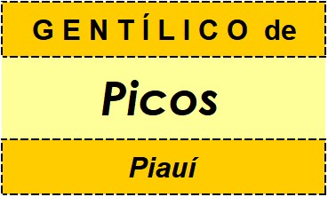 Gentílico da Cidade Picos