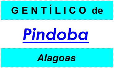 Gentílico da Cidade Pindoba