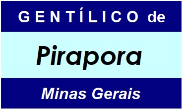 Gentílico da Cidade Pirapora