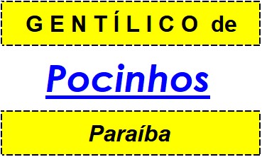 Gentílico da Cidade Pocinhos