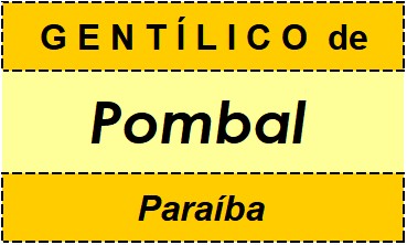 Gentílico da Cidade Pombal