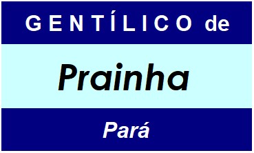 Gentílico da Cidade Prainha