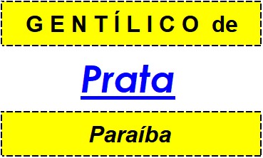 Gentílico da Cidade Prata