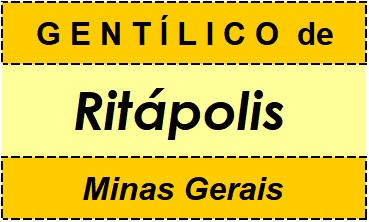 Gentílico da Cidade Ritápolis