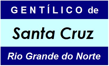 Gentílico da Cidade Santa Cruz