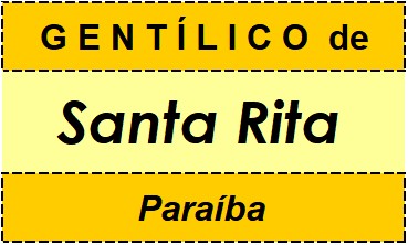 Gentílico da Cidade Santa Rita