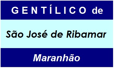 Gentílico da Cidade São José de Ribamar