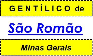 Gentílico da Cidade São Romão