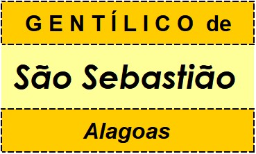 Gentílico da Cidade São Sebastião