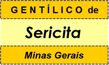 Gentílico da Cidade Sericita