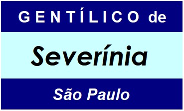 Gentílico da Cidade Severínia