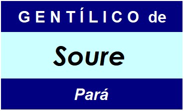 Gentílico da Cidade Soure