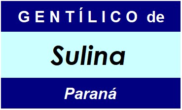 Gentílico da Cidade Sulina