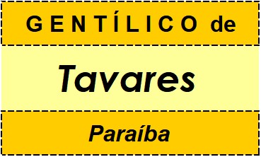 Gentílico da Cidade Tavares