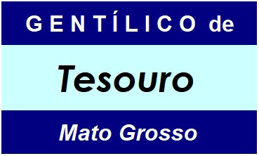 Gentílico da Cidade Tesouro