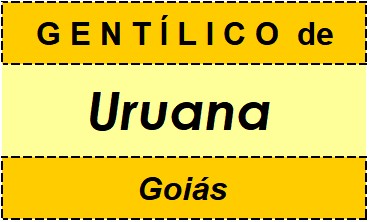 Gentílico da Cidade Uruana