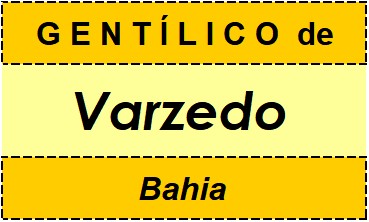 Gentílico da Cidade Varzedo