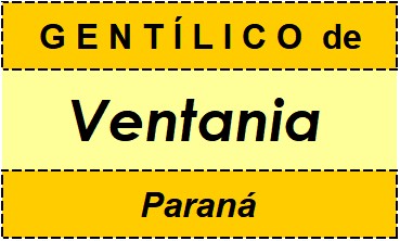 Gentílico da Cidade Ventania