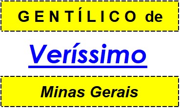 Gentílico da Cidade Veríssimo