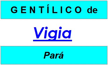 Gentílico da Cidade Vigia