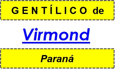 Gentílico da Cidade Virmond