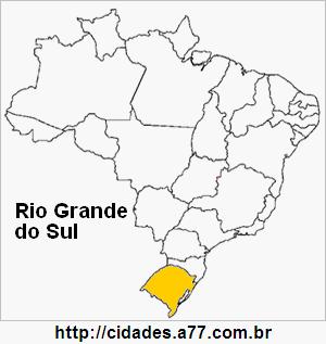 Datas De Aniversarios De Cidades Do Rio Grande Do Sul Localizacao Do Estado Rio Grande Do Sul No Mapa Do Brasil